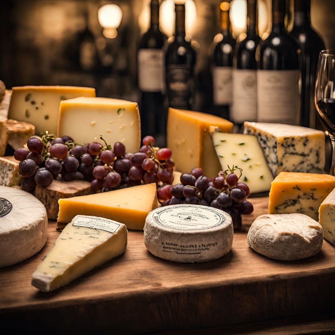Bespoke Collection of Cheeses & Wine